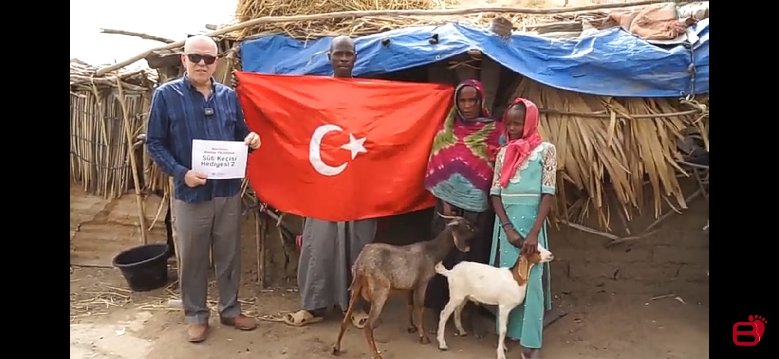 Merhume Emine Yıldıran Adına 2 Aileye Süt Keçisi Hediye Edildi